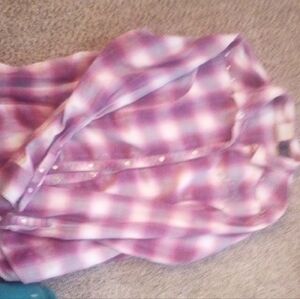 Harley-Davidson Purple Plaid Women's Top